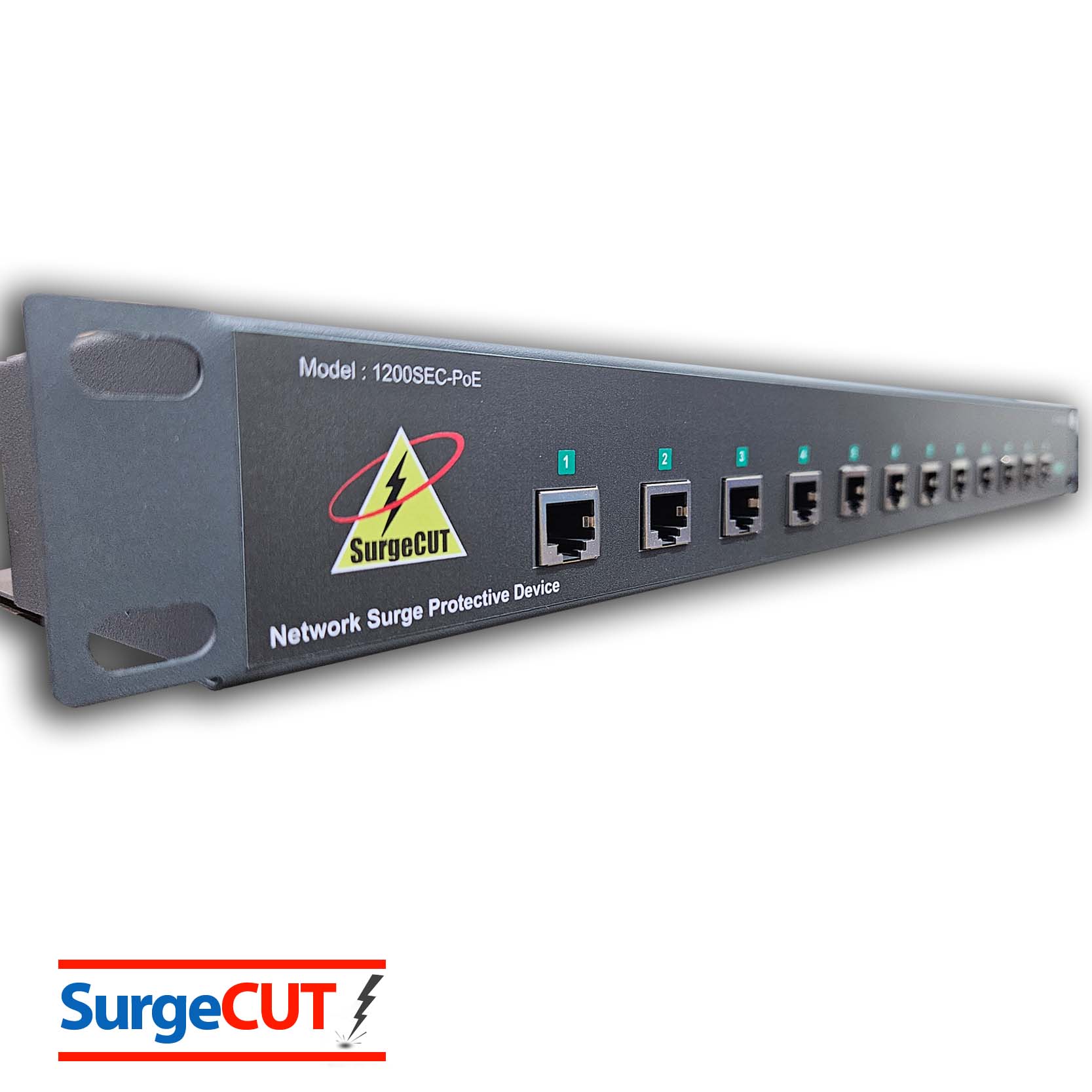 Network Surege Arrester 12 Port Left پچ پنل سرج ارستر شبکه surgecut